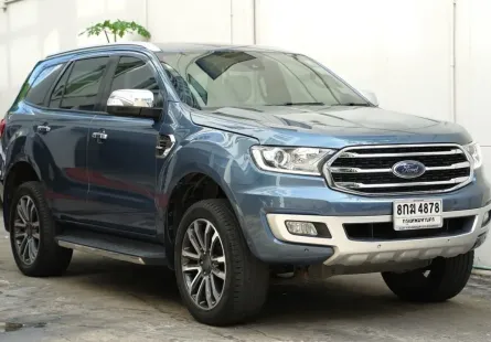 2018 Ford Everest 2.0 Titanium SUV ออกรถง่าย รถสวย ไมล์น้อย 