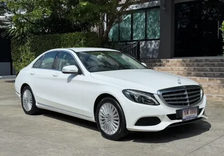 2015 BENZ C180 EXCLUSIVE รถมือเดียวออกป้ายแดง รถวิ่งน้อย เข้าศูนย์ทุกระยะ ไม่เคยมีอุบัติเหตุครับ