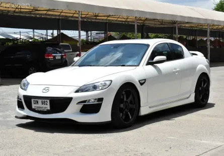 รถมือเดียว Mazda Rx-8 ออโต้ เบนซิน  ขาว  2009 ไมล์ 1xx,xxx Km. รถสวยดูแลดี ไม่มีชน 