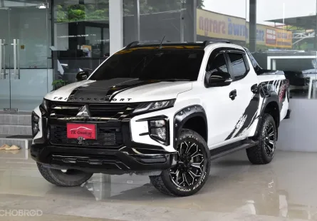 Mitsubishi TRITON 2.4 4WD ATHLETE ตัวสูงออโต้ ปี2023 รถบ้านมือเดียว สวยสภาพป้ายแดง 5x,xxxโล เข้าศูนย