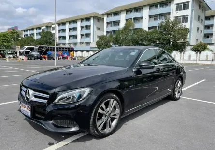 2018 Mercedes-Benz C350e 2.0 e Avantgarde Plug-in Hybrid รถเก๋ง 4 ประตู รถบ้านแท้ ไมล์น้อย 