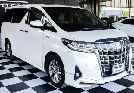 2018 Toyota ALPHARD 2.5 HYBRID มือเดียวออกห้าง รถไมลแท็ เข้าศูนย์ตอด