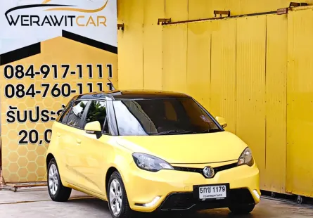 MG3 1.5 X Hatchback ตัวท็อป หลังคา Sunroof ปี 2016 เกียร์ auto แบบ 5 สปีด เครื่องเบนซินรถสวยสภาพใหม่