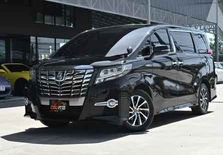 Toyota Alphard 2.5 HYBRID SR C-Package E-Four 4WD 2016 รถบ้านมือเดียวเจ้าของเดิมเช็คศูนย์ตลอด