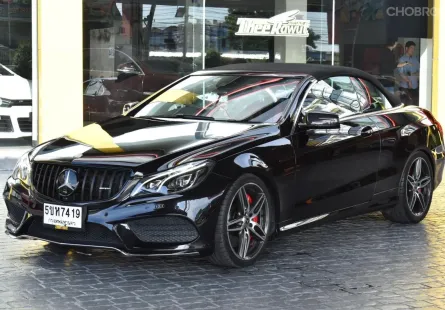 Mercedes Benz E200 Cabriolet AMG สีดำ ปี 2013