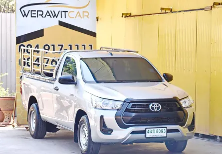 Toyota Hilux Revo 2.4 ตอนเดียว เพลาลอย เสริมแหนบ ปี 2022 เครื่อง ดีเซล เกียร์ธรรมดารถสวยเดิมสภาพใหม่