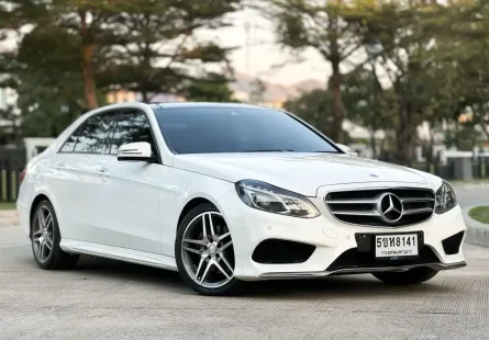 2014 Mercedes-Benz E300 2.1 Hybrid AMG Dynamic รถเก๋ง 4 ประตู ไมล์แท้ รถบ้าน ประวัติดี 