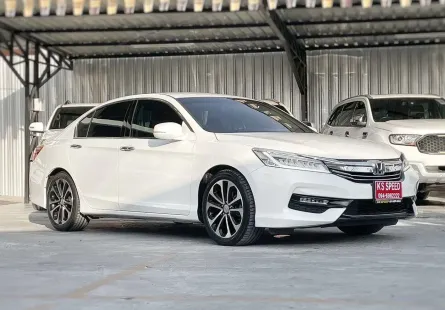 HONDA  ACCORD 2.4 EL Navi เกียร์ A/T ปี2018 ดาวน์ 0%