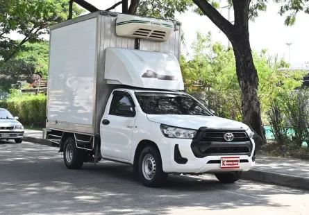 Toyota Revo 2.4 SINGLE Entry 2021 กระบะตู้เย็นแอร์ Coldway พัดลม 3 ตัวความสูง 2.10 เมตร ช่วงล่างดี 