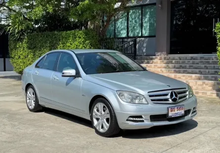 2011 BENZ C CLASS C200 CGI รถมือเดียวออกป้ายแดง รถวิ่งน้อย ประวัติศูนย์ครบ ไม่เคยมีอุบัติเหตุครับ