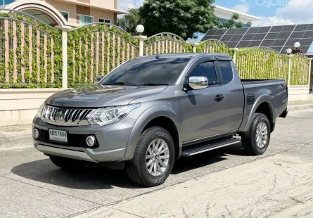 MITSUBISHI TRITON ALL NEW MEGA CAB 2.4 GLS Ltd Plus ปี 2016 เกียร์MANUAL 6 SPEED สภาพนางฟ้า