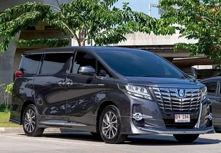 2017 Toyota ALPHARD 2.5 HYBRID E-Four รถตู้/MPV รถสวย