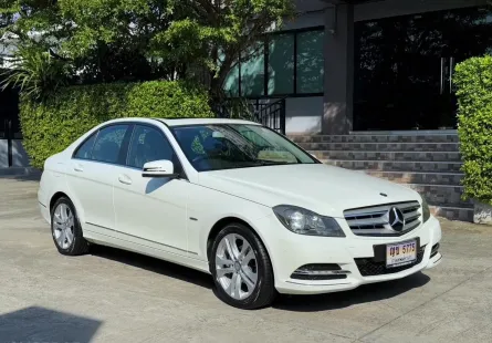 2012 BENZ C180 W204 รถมือเดียวออกป้ายแดง รถวิ่งน้อย มี SERVICE HISTORY ครบ รถไม่เคยมีอุบัติเหตุครับ