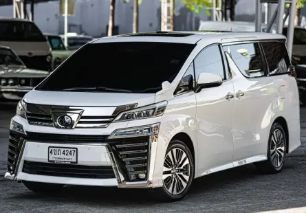 2020 Toyota VELLFIRE 2.5 รถตู้/MPV รถบ้านแท้ 