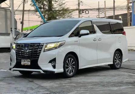 2016 Toyota ALPHARD 2.5 HYBRID E-Four รถตู้/MPV ดาวน์ 0%