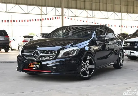 Benz A250 2.0 W176 Sport 2014 รถบ้านมือเดียวใช้งานน้อยไมล์เพียง 9 หมื่นกว่าโล ชุดแต่ง AMG จากศูนย์