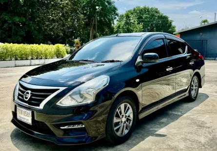 2017 Nissan Almera 1.2 E SPORTECH รถเก๋ง 4 ประตู ฟรีดาวน์ รถบ้านมือเดียว ไมล์น้อย 