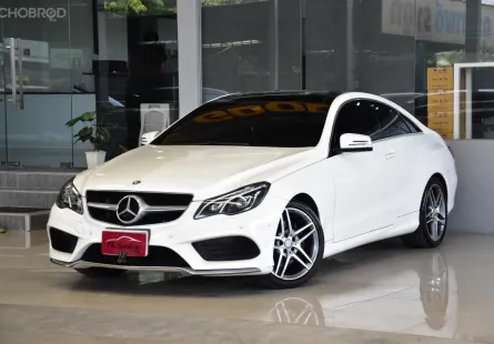 Mercedes-Benz E-Class 2.0 E200 Coupe AMG ปี 16 ไมล์แท้แน่นอน 5*,*** โล รถบ้านมือเดียว รถศูนย์BENZไทย