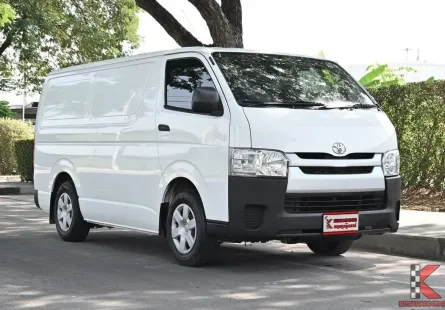 Toyota Hiace 3.0 Economy 2018 รถตู้เตี้ยบรรทุกใช้งานน้อยไมล์เพียง 1.2 แสนโล เจ้าของเดิมขับเอง