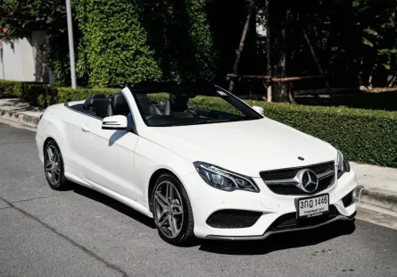 2013 Mercedes-Benz E-Class 2.0 E200 CGI รถเปิดประทุน 