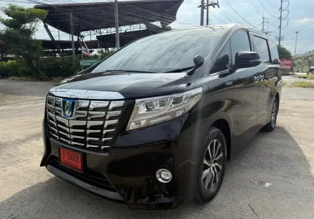 2016 Toyota ALPHARD 2.5 HYBRID E-Four รถตู้/MPV รถบ้านมือเดียว ไมล์แท้ 
