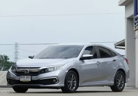 ไมล์ 60,000 กม. รถสวย สภาพใหม่มาก Honda Civic FC 1.8 EL ท็อป ปี 2020 สีเงิน MNC