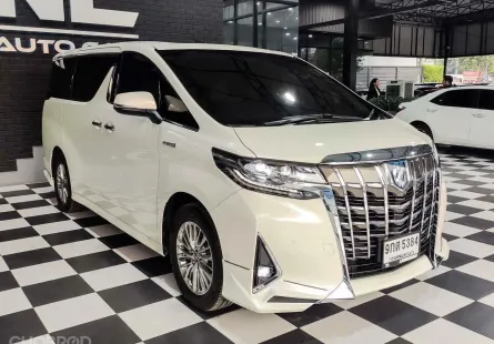 2019 Toyota ALPHARD 2.5 HYBRID E-Four รถตู้/MPV เลขไมล์น้อย ดอกเบี้ย 0% ตลอดสัญญา