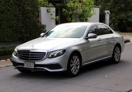 2018 Mercedes-Benz E220 2.0 d Exclusive ฟรีดาวน์ ออกรถวันนี้ผ่อนปีนี้