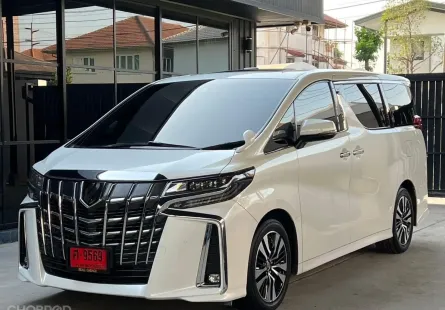 2019 Toyota ALPHARD 2.5 รถตู้/MPV รถสวย ไมล์น้อย มือเดียวป้ายแดง 