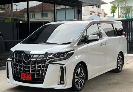 2021 Toyota ALPHARD 2.5 รถตู้/MPV รถสภาพดี มีประกัน ไมล์แท้ มือเดียวป้ายแดง 