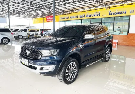  Ford Everest 2.0 Titanium+ (ปี 2021) SUV AT - 4WD รถสวย สภาพดี ไมล์น้อย ราคาถูก ฟรีดาวน์