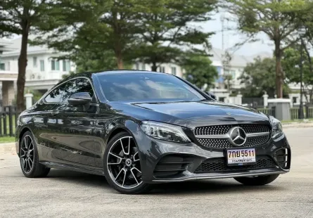 2020 Mercedes-Benz C-Class 2.0 C200 Coupe รถเก๋ง 2 ประตู รถสวย ไมล์น้อย 