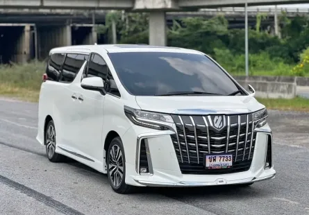 2023 Toyota ALPHARD 2.5 รถตู้/MPV รถสภาพดี มีประกัน มือเดียว ไมล์น้อย 