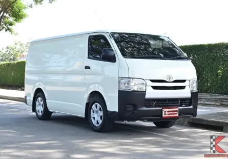 Toyota Hiace 3.0 ตัวเตี้ย D4D 2019 รถตู้เตี้ยบรรทุกใช้งานน้อยเช็คศูนย์ตลอด เครดิตดีฟรีดาวน์ได้