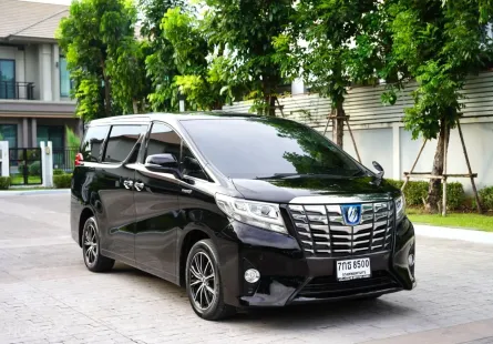 2017 Toyota ALPHARD 2.5 HYBRID E-Four รถตู้/MPV รถบ้านมือเดียว