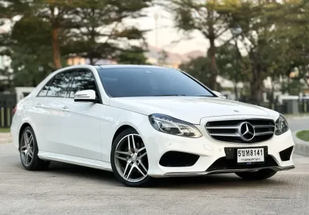 2014 Mercedes-Benz E-Class 2.1 E300 BLUETEC HYBRID รถเก๋ง 4 ประตู ออกรถง่าย รถบ้านไมล์แท้ 