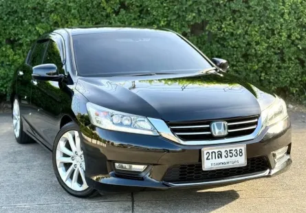 2014 Honda ACCORD 2.4 รถเก๋ง 4 ประตู ฟรีดาวน์ รถบ้านมือเดียว ไมล์น้อย 
