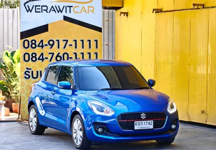 Suzuki Swift 1.2 GLX Hatchback ตัวท็อป ปี 2018 เครื่องเบนซิน Auto รถสวยใหม่ ตัวถังบางเดิมทั้งคัน