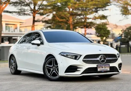 2022 Mercedes-Benz A-Class 1.3 A200 รถเก๋ง 4 ประตู ฟรีดาวน์ รถบ้านมือเดียว ไมล์น้อย 