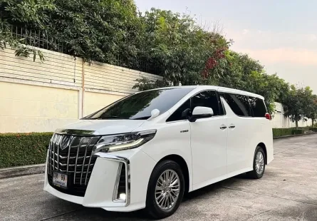 2020 Toyota ALPHARD 2.5 HYBRID SRC E-Four รถตู้/MPV รถบ้านแท้ ไมล์น้อย มือเดียวป้ายแดง 