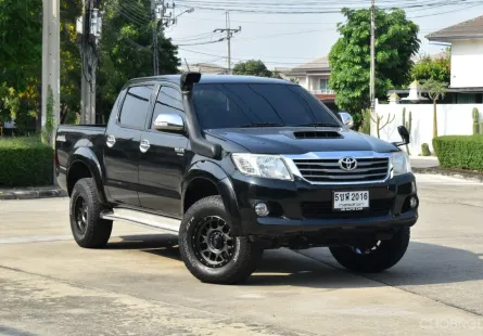 Toyota Hilux Vigo  Champ 2.5E Prerunner 4ประตู  ปี 2012 สีดำ ออโต้ ดีเซล ไมล์ 85,*** km.