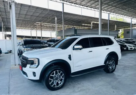 FORD EVEREST 2.0 TITANIUM PLUS 2024 รถสวย มือแรก สภาพป้ายแดง ไมล์น้อย รับประกันตัวถังสวย