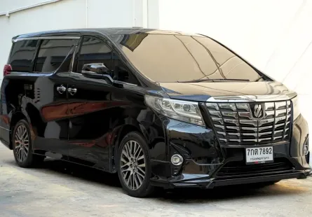 2018 Toyota ALPHARD 3.5 รถตู้/MPV รถบ้านมือเดียว ไมล์แท้ ออกศูนย์ Toyota 