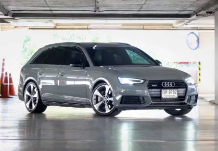 2019 Audi A4 2.0 Avant 45 TFSI quattro S line Black Edition Wagon รถบ้านมือเดียว ไมล์น้อย ประวัติดี 