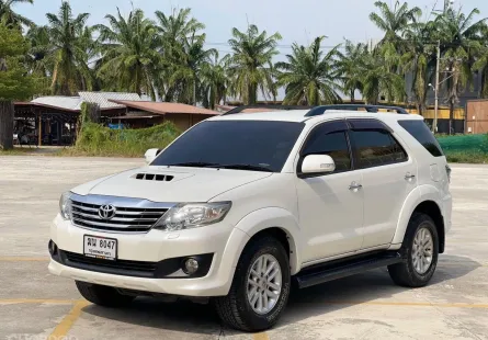 ขาย รถมือสอง 2012 Toyota Fortuner 3.0 V SUV รถบ้านมือเดียว