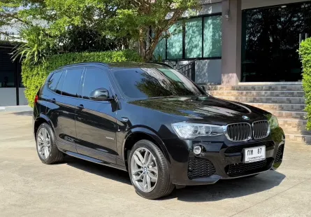 2017 BMW X3 20D MSPORT รถมือเดียวออกป้ายแดง รถวิ่งน้อย เข้าศูนย์ทุกระยะ ไม่เคยมีอุบัติเหตุครับ