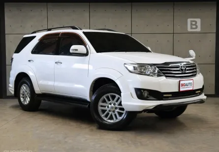 2012 Toyota Fortuner 2.7 V SUV AT พร้อมติดแก๊ส LPG ถังโดนัท ไมล์แท้ วิ่งเฉลี่ยต่อปีน้อยมาก B4472