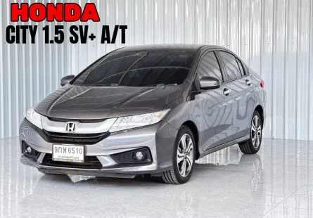 ไม่ติดแก้ส Honda CITY 1.5 SV  i-VTEC รถเก๋ง 4 ประตู 