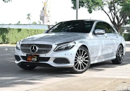 Benz C350e 2.0 W205 AMG Dynamic 2018 รถบ้านมือเดียวใช้งานน้อย ชุดแต่งศูนย์รอบคัน ตัวปลั๊กอินไฮบริด