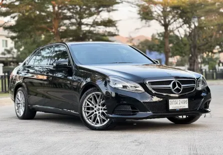 2014 Mercedes-Benz E-Class 2.0 E200 รถเก๋ง 4 ประตู รถบ้านแท้ ไมล์น้อย มือเดียวป้ายแดง 